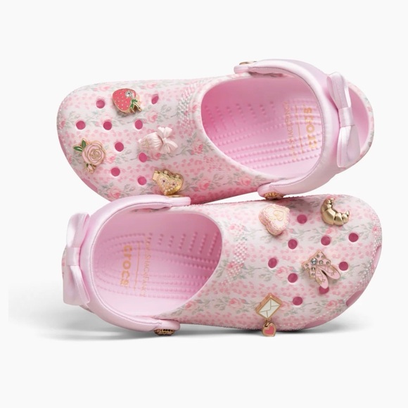 LoveShackFancy Pink Crocs Women’s size 5 - Picture 4 of 6